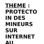 La protection des mineurs en ligne entre cadre juridique existant et défis d'application au Cameroun