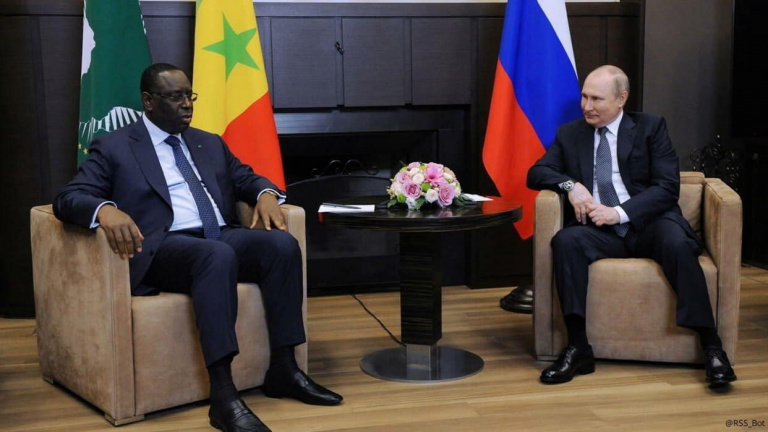 Visite de macky sall en russie