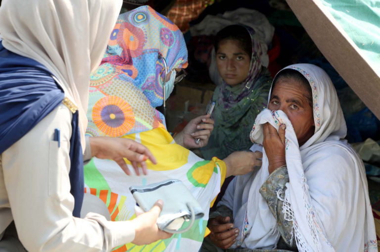 La prolifération des épidémies à la suite des fortes inondations au Pakistan
